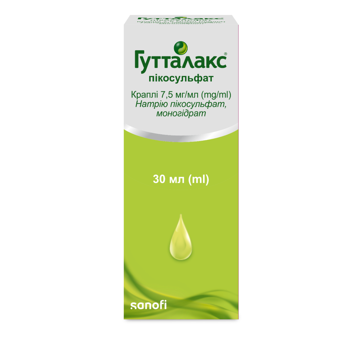 Гутталакс капли для приема внутрь 7,5 мг/мл (Цена по факту)